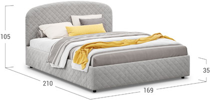 Кровать двуспальная Аллегра 160х200 Модель 1204