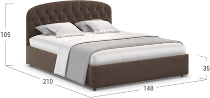 Кровать азалия с подъемным механизмом 140х200