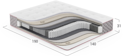 MOON MEDIC Comfort S 866 матрас 140x190